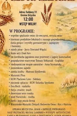 V Redyk Mazurski w Sołdanach – owce, muzyka i lokalne smaki