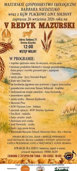 V Redyk Mazurski w Sołdanach – owce, muzyka i lokalne smaki