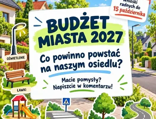 Mieszkańcy osiedla Wilanów w Giżycku mogą zgłaszać pomysły do budżetu miasta na 2027 rok