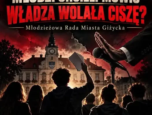 Młodzieżowa Rada Miasta Giżycka: spór o odpowiedzialność burmistrz