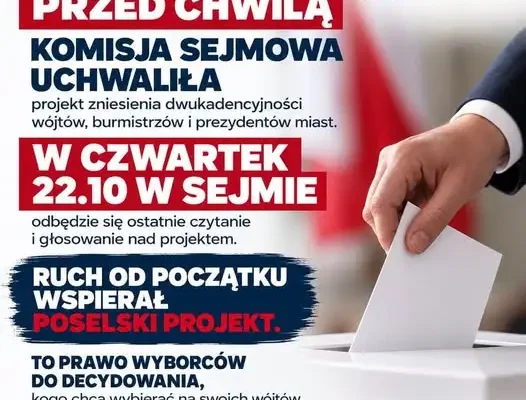 Dwukadencyjność wójtów, burmistrzów i prezydentów – czy zostanie zniesiona?