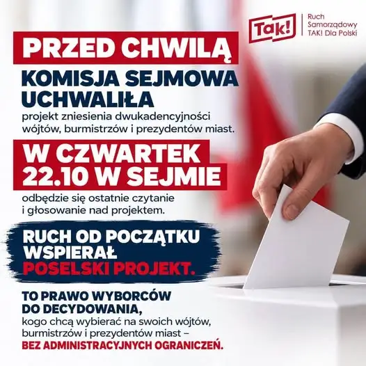 Dwukadencyjność wójtów, burmistrzów i prezydentów – czy zostanie zniesiona?