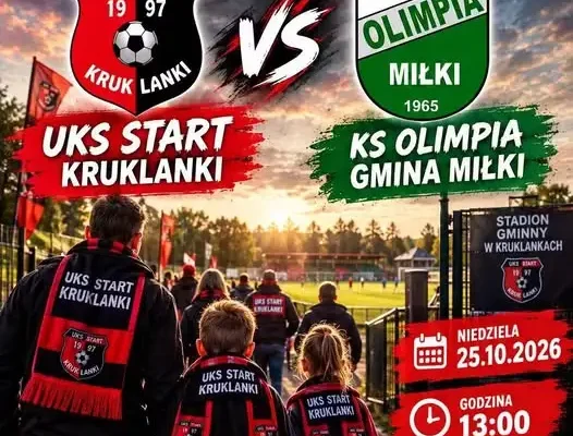 Dziś ostatni mecz Startu w rundzie – derby z Olimpią Miłki na stadionie gminnym