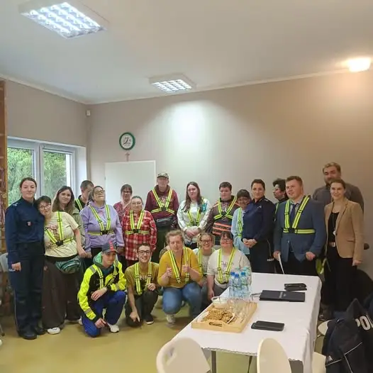 Policjantki z Giżycka uczyły bezpieczeństwa w Rynie