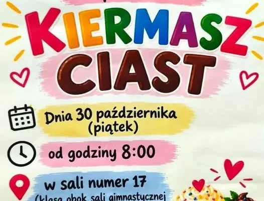 Kiermasz ciast w szkole w Kruklankach – słodki piątek dla uczniów i mieszkańców